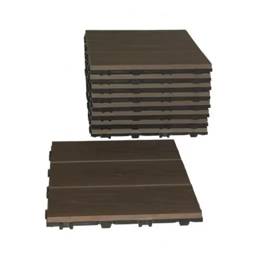 باركيه مربعات 30*30 بني غامق